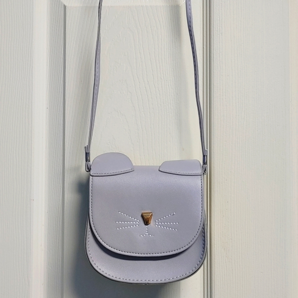 Cross body cat purse